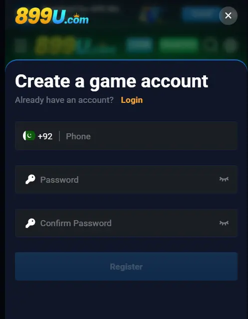 899U Game Login